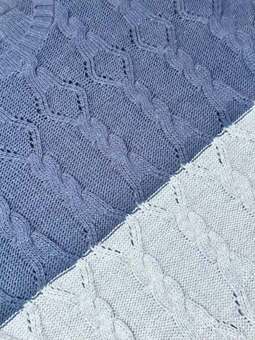 Urban Outfitters Coincidence & Chance Colorblock Cable Knit Sweater - Picture 7 of 12